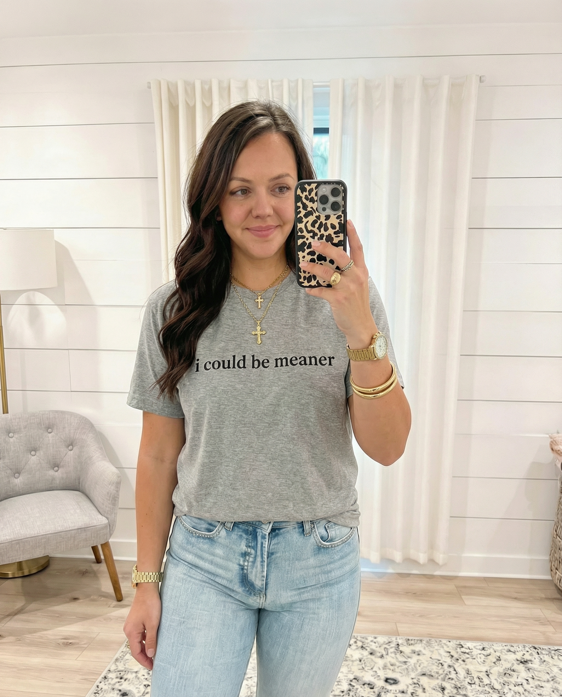 i could be meaner graphic tee